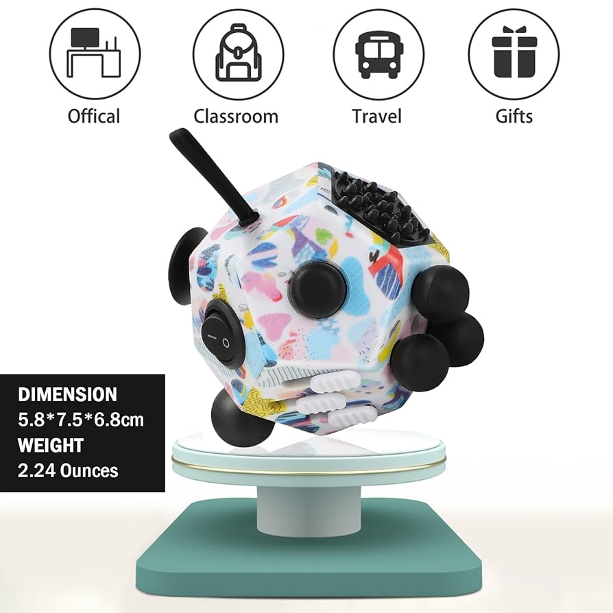 Amazon | VCOSTORE 12面体フィジェットキューブ フィジェット